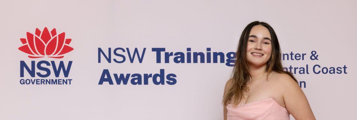 TAFE NSW Newcastle nursing student wins big at regional training awards 